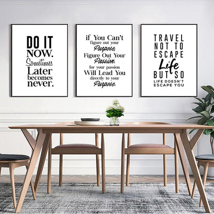Quadro Frase Minimalista