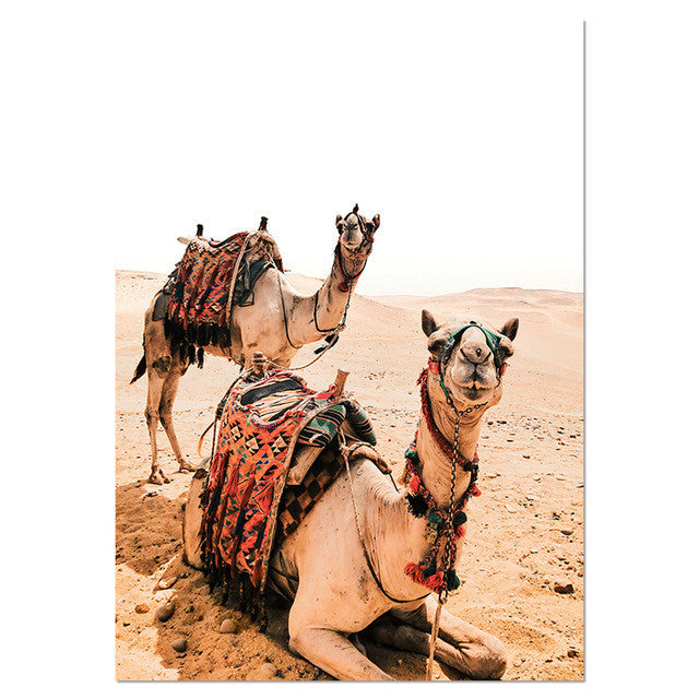 Quadro paesaggio deserto