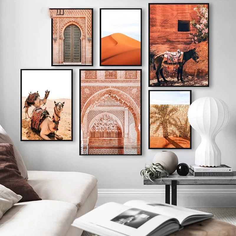 Quadro paesaggio deserto