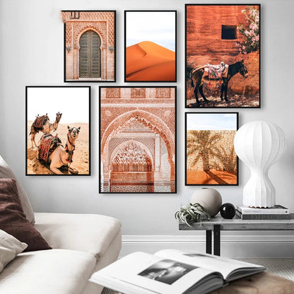 Quadro paesaggio deserto