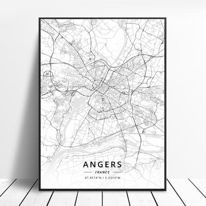 Quadro mappa città