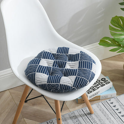 Cuscino rotondo cotone lino