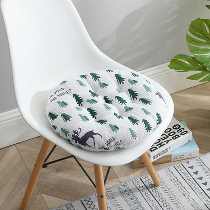 Cuscino rotondo cotone lino