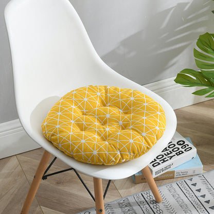 Cuscino rotondo cotone lino