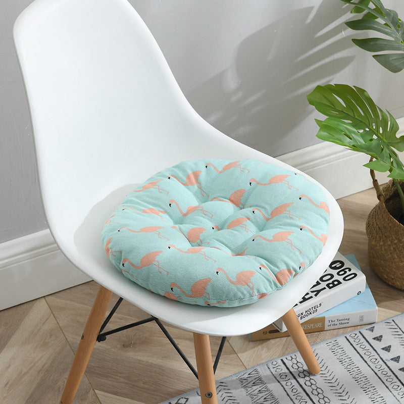 Cuscino rotondo cotone lino