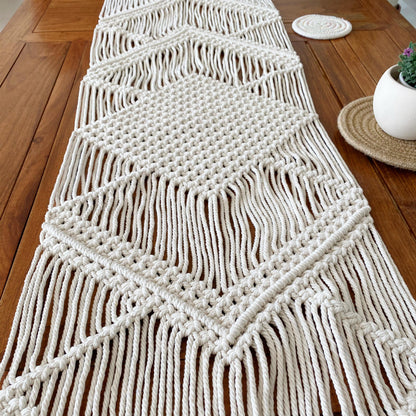 Runner intrecciato boho