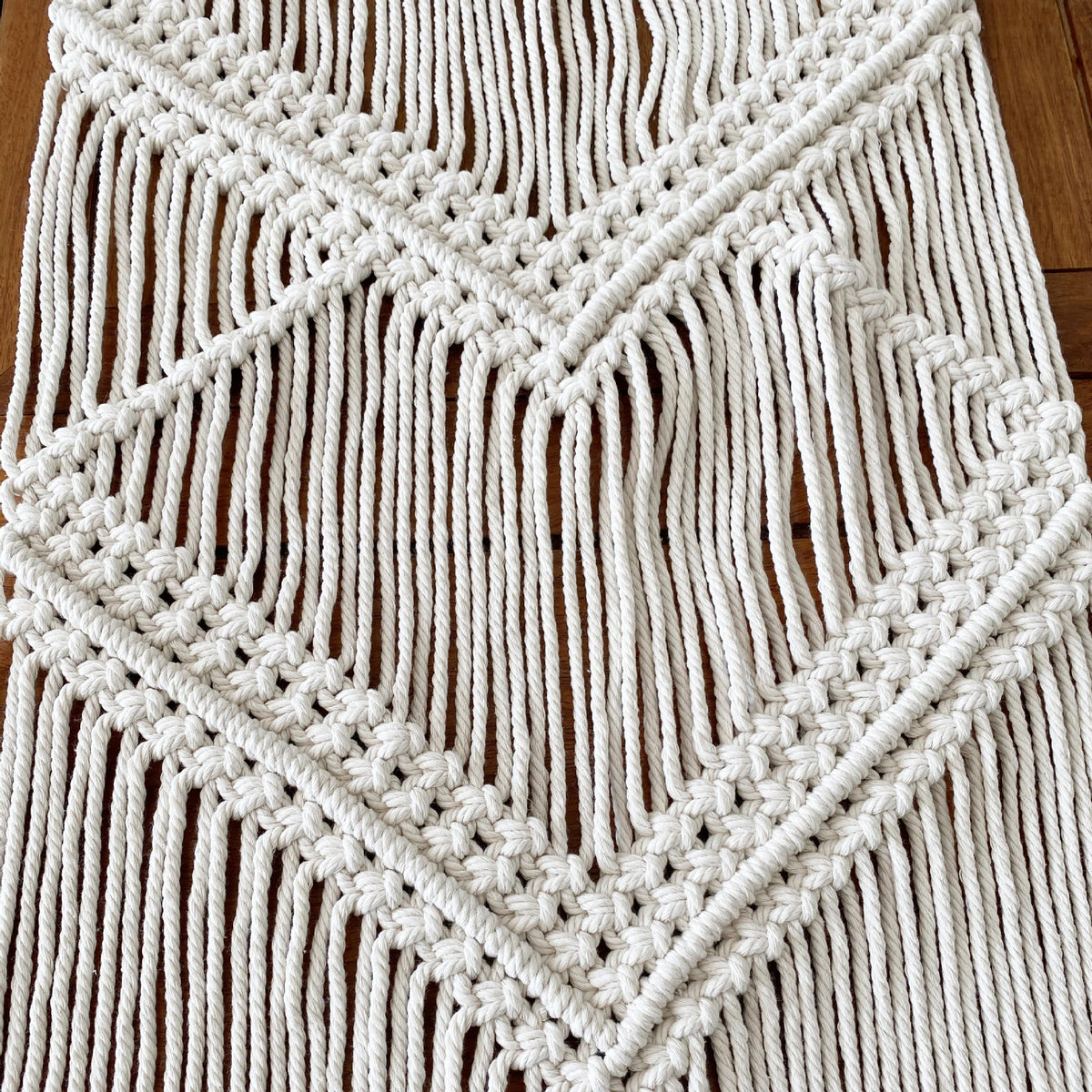 Runner intrecciato boho