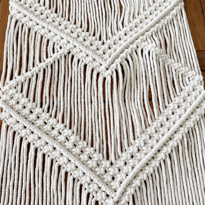 Runner intrecciato boho