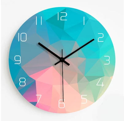 Orologio da parete Geometrico colorato