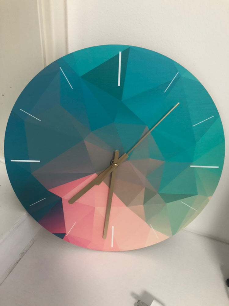 Orologio da parete Geometrico colorato