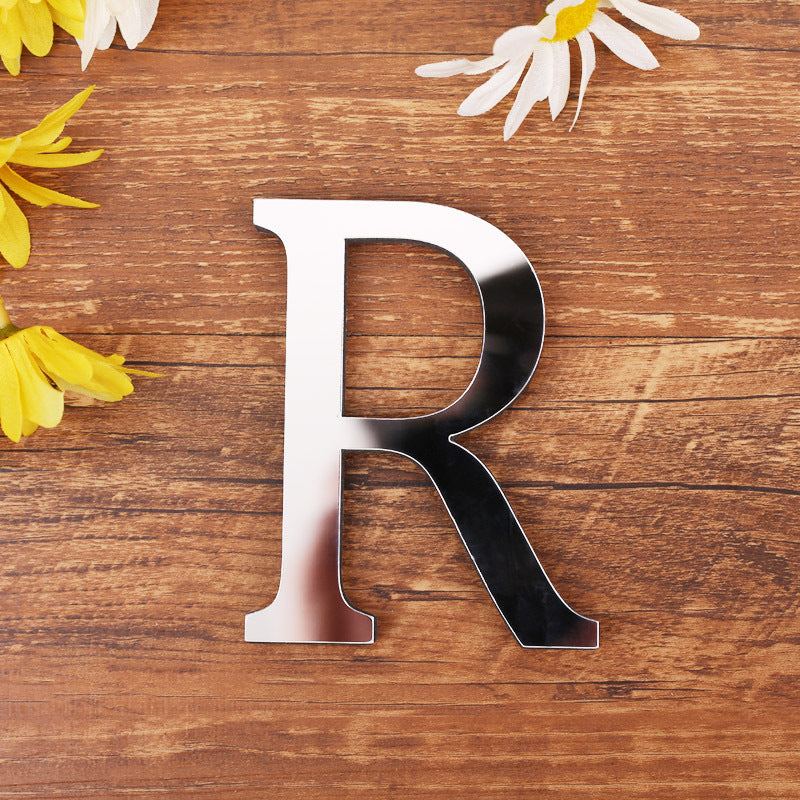 Adesivo Lettere Specchio 3D