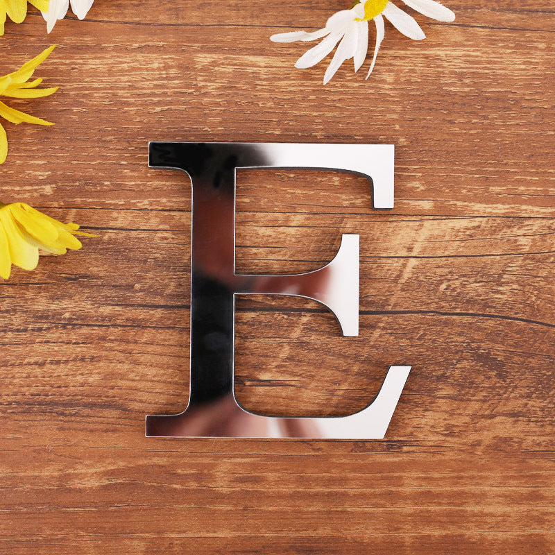 Adesivo Lettere Specchio 3D