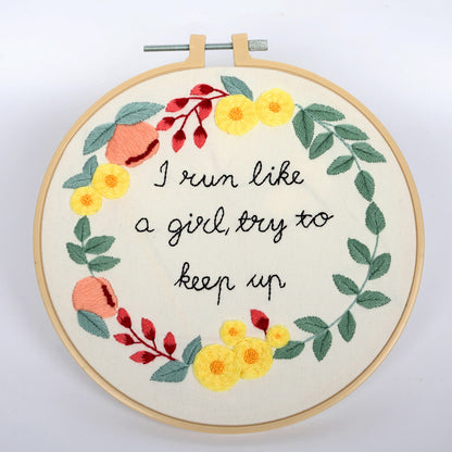 Kit garland fiori lettere
