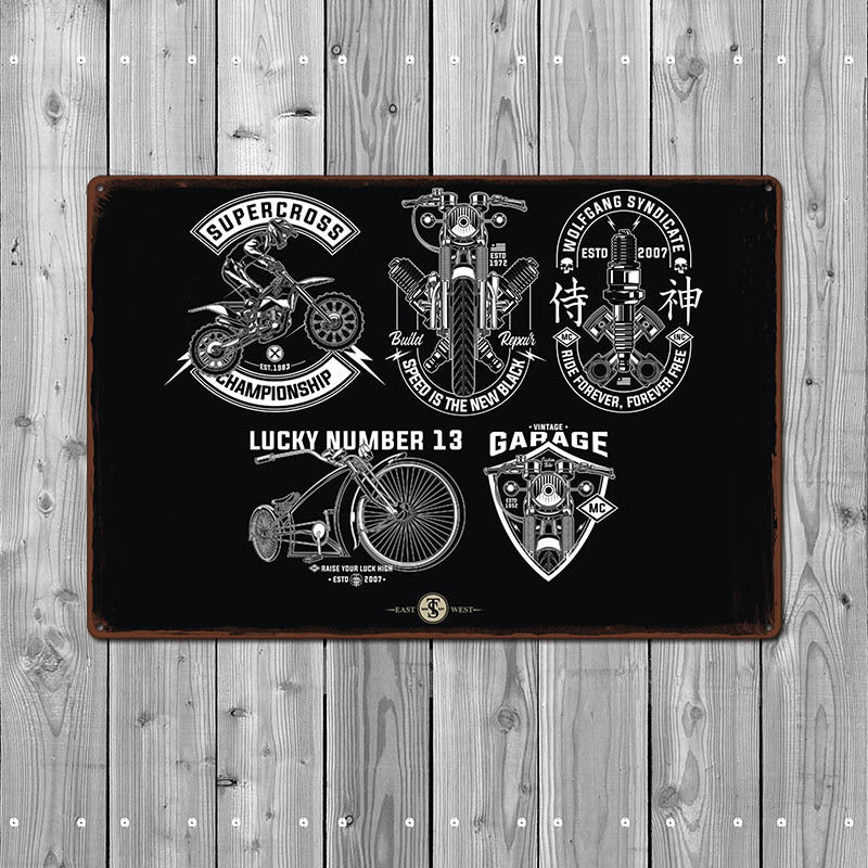 Quadro Moto Vintage
