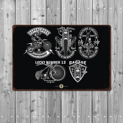 Quadro Moto Vintage
