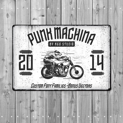 Quadro Moto Vintage