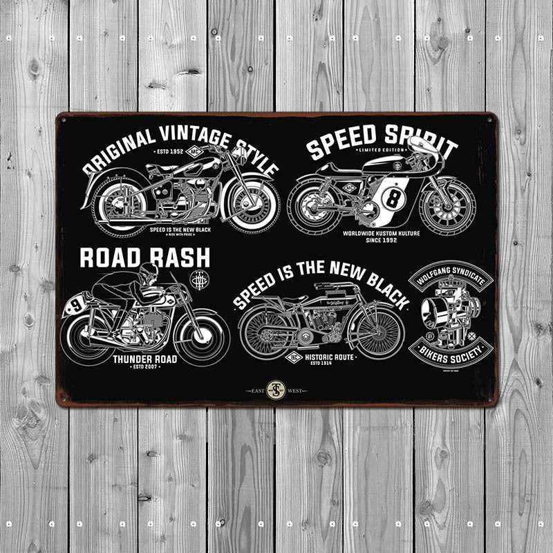 Quadro Moto Vintage