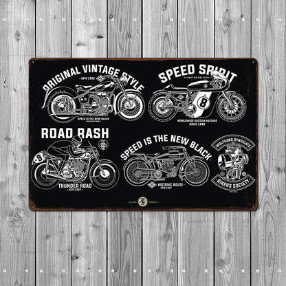 Quadro Moto Vintage