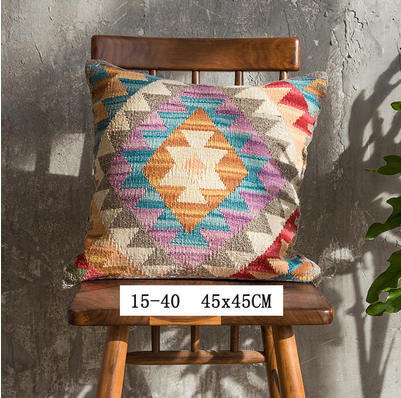 Cuscino lana bohemien