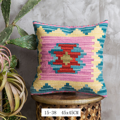 Cuscino lana bohemien