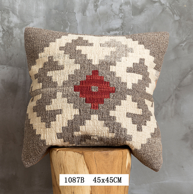Cuscino lana bohemien