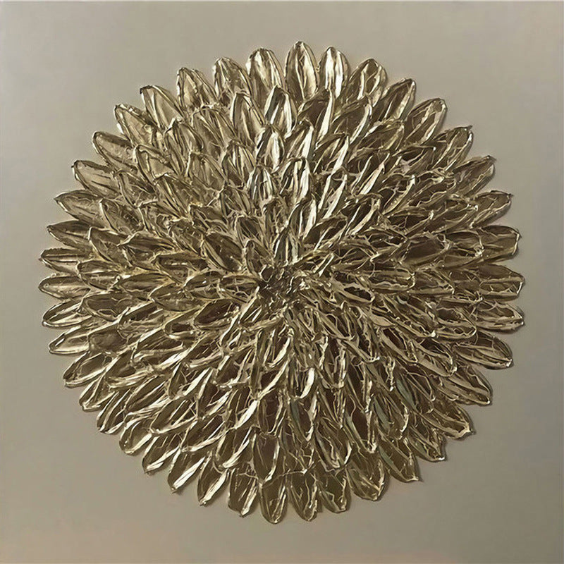 Quadro minimalista nordico oro