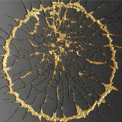 Quadro minimalista nordico oro