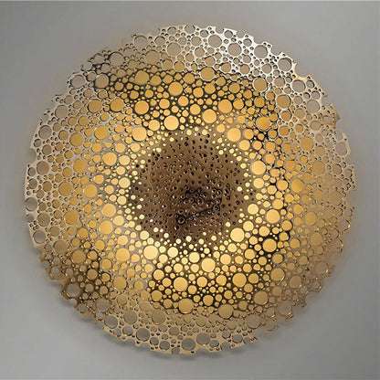 Quadro minimalista nordico oro