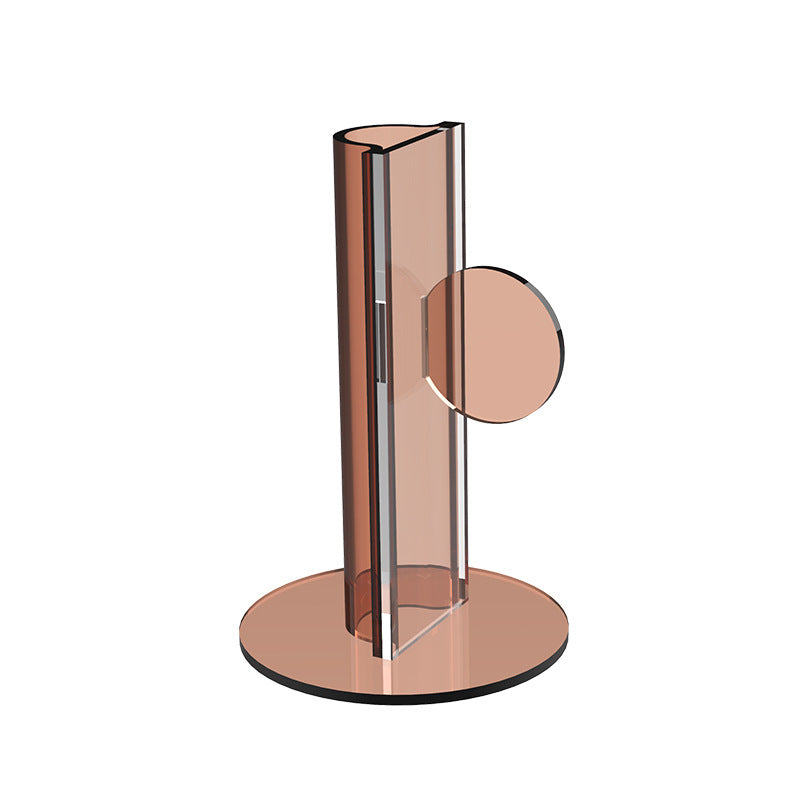 Vaso geometrico di acrilico
