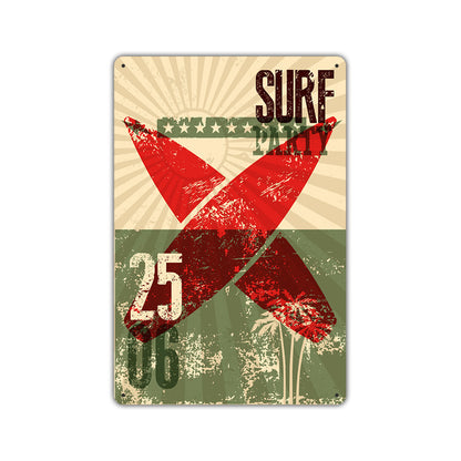 Quadro metallo spiaggia