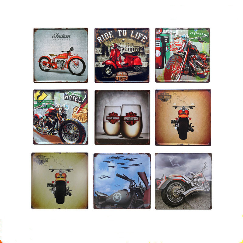 Quadro vintage in latta