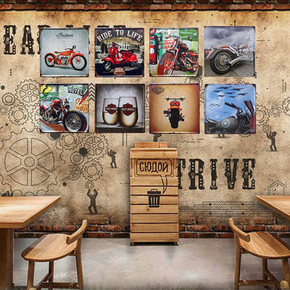 Quadro vintage in latta