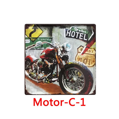 Poster metallo vintage