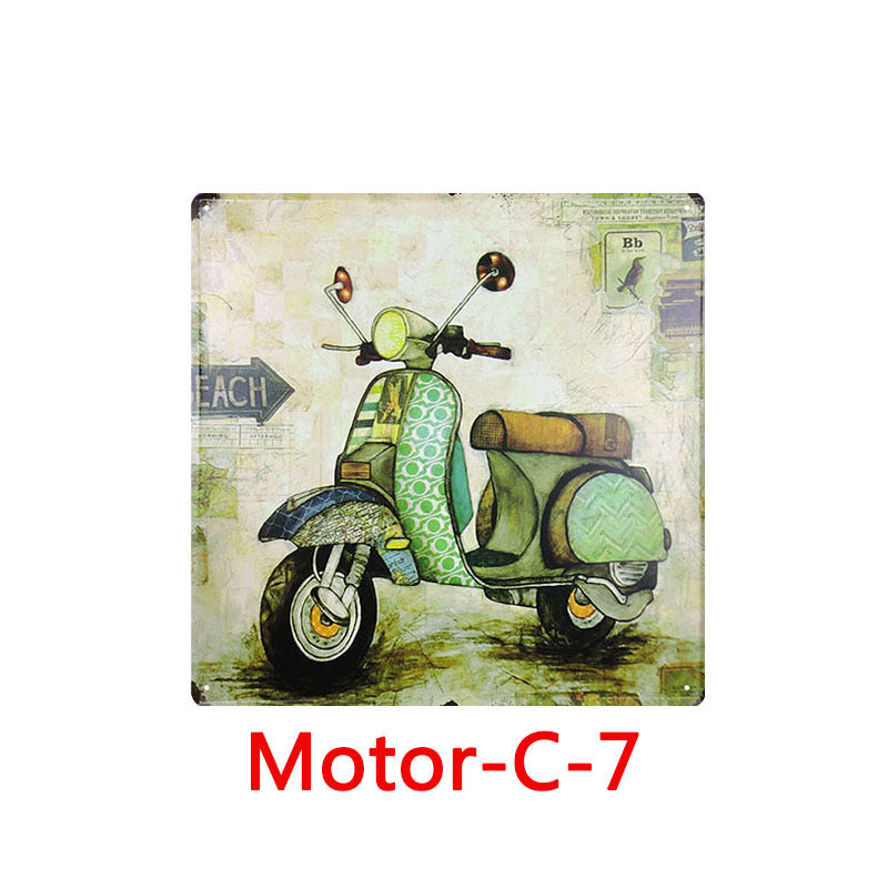 Poster metallo vintage