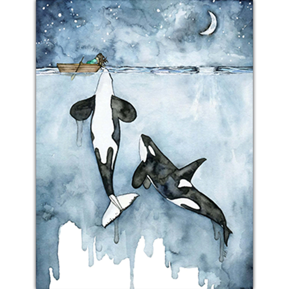 Poster animale acquerello