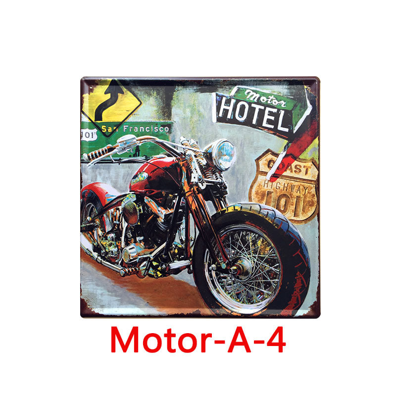 Quadro vintage in latta