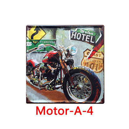 Quadro vintage in latta