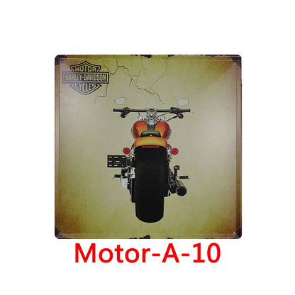 Quadro vintage in latta