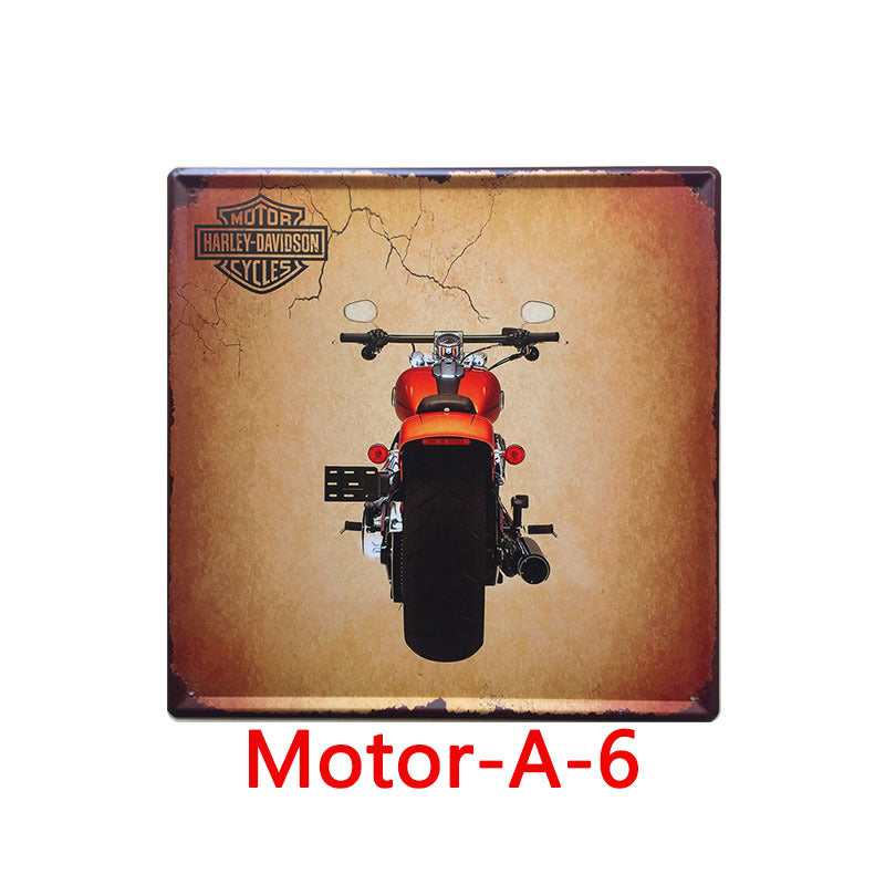 Quadro vintage in latta