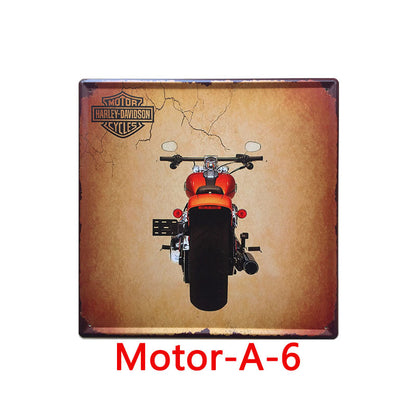 Quadro vintage in latta