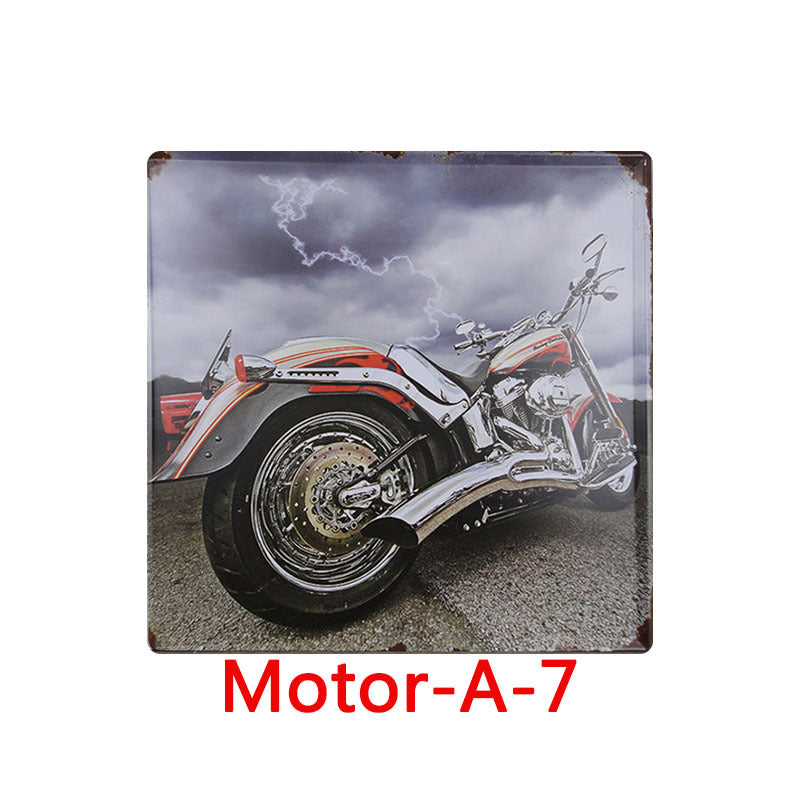 Quadro vintage in latta