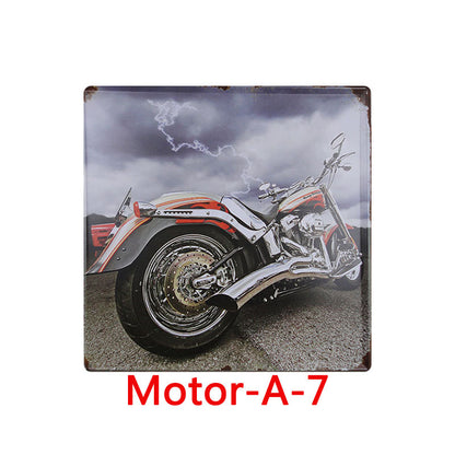 Quadro vintage in latta