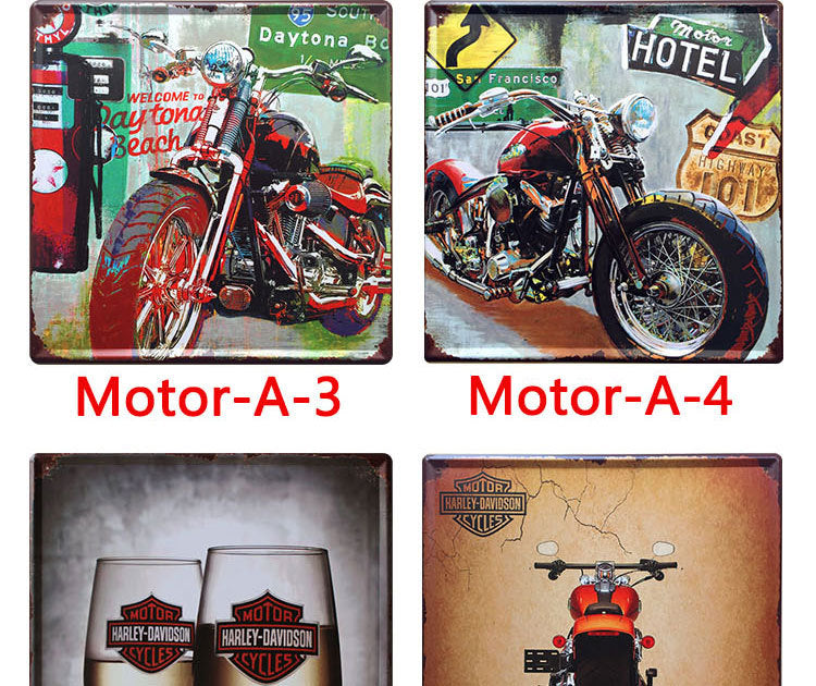 Quadro vintage in latta
