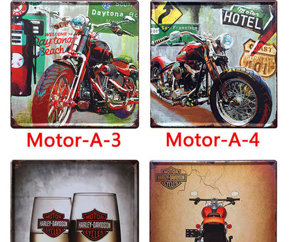 Quadro vintage in latta