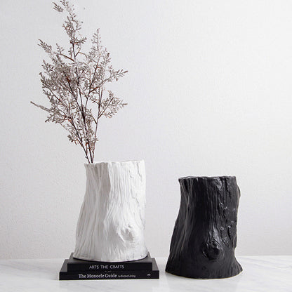 Vaso bianco e nero