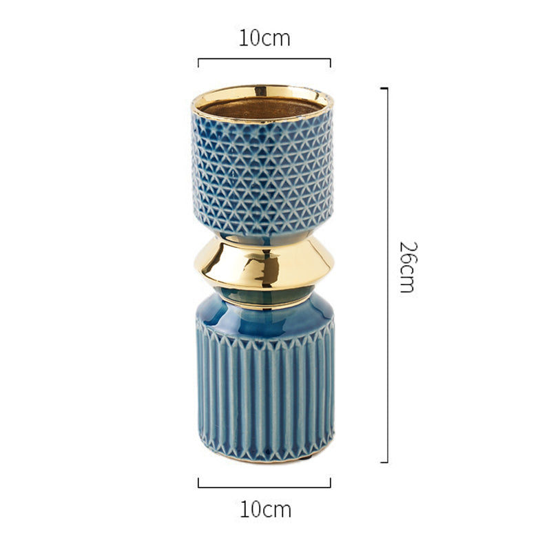 Vaso Rilievo Placcato Nordico