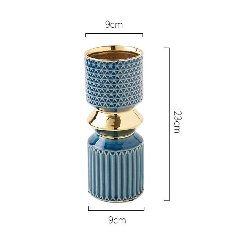Vaso Rilievo Placcato Nordico
