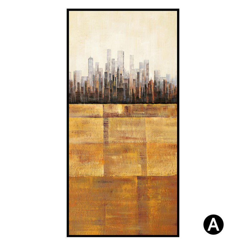 Quadro città astratto