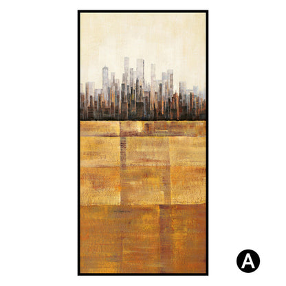 Quadro città astratto