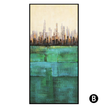 Quadro città astratto